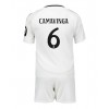 Real Madrid Eduardo Camavinga #6 Hjemmedraktsett Barn 2024-25 Kortermet (+ korte bukser)